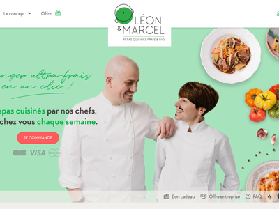 Refonte site Léon & Marcel